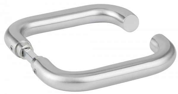 Hermat Drückerpaar BASIC 01 60 Edelstahl matt