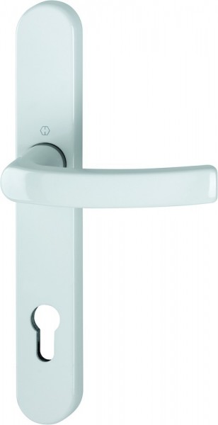 HOPPE Halbgarnitur Innen Liege F9016 verkehrsweiß 92 mm PZ 1540/3357SN