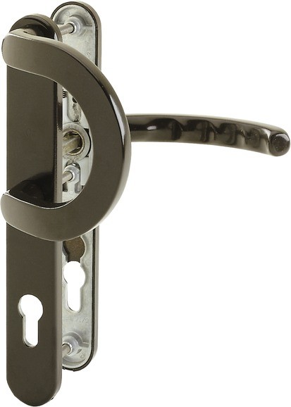 Hoppe Außenschild Luxembourg F8707 Aluminium braun seidenglanz