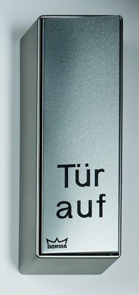 Dorma Grossflächentaster ohne Tastenwippe mit Unterputzdose, inkl. Schalter