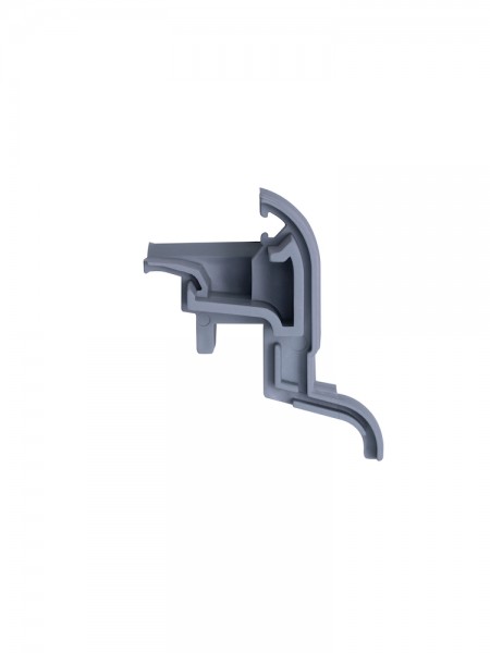 Gutmann Combi - Endkappen EPDM silberfarbig Nr. 257/24 C rechts für Drau 22/24 F