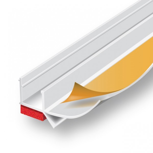 Anputz Dichtleiste AIRflex einteilig Nr 8765WF Länge 2600 mm , Innen / rot