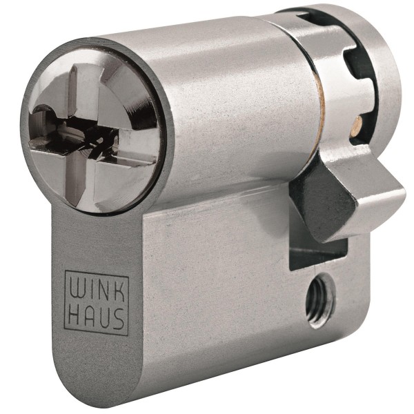 WINKHAUS Profil-Halbzylinder WINKHAUS ON-tra 30 / 10 mm, mit 3 Schlüssel, ONT02