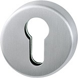 Hoppe Schlüsselrosette innen F69 Edelstahl matt PZ E42S