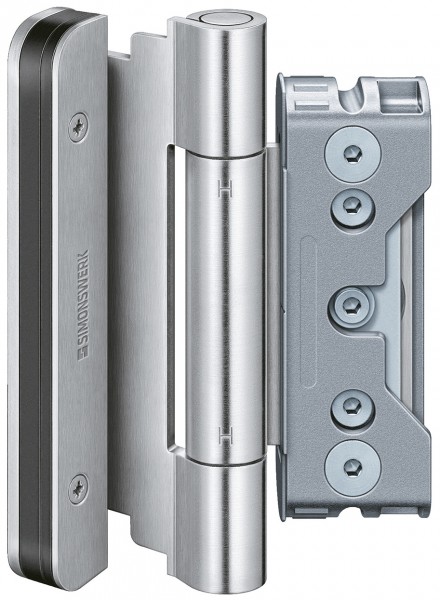 Simonswerk Holztürbänder BAKA Protect 4010 3D FD 4. Band RAL 9005 Schwarz matt (107)