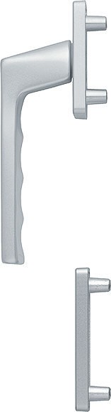 HOPPE Balkontür Rosettengarnitur Toulon F1 10 mm Nocken , 7 mm VK , PZ