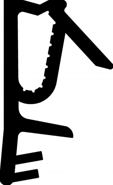 Roto Flügel- / Überschlagdichtung SP 7603 rustikalbraun auf Spulen a. 150 mtr