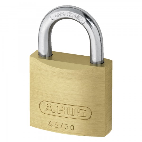 ABUS Vorhängeschloss Nr. 45/30 Lock-Tag Mess.Zyl.