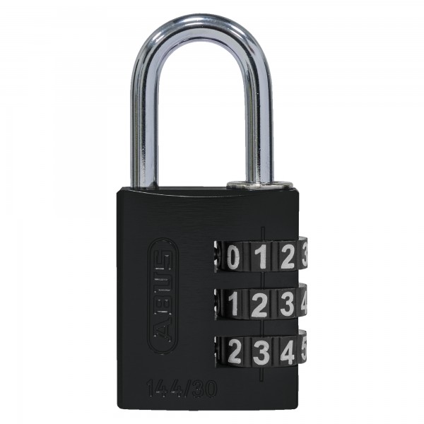 ABUS Hangschloss 144/30 schwarz Lock-Tag