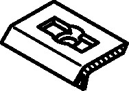 Gutmann Klipshalter für Flügelabdeckprofil FP 16-20