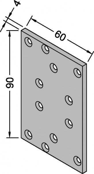 Gutmann Schwellenhalter SH 70 blank