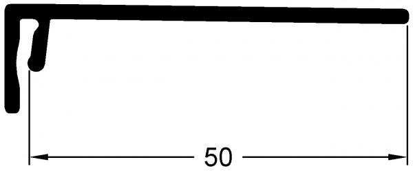Gutmann Putzkantenprofil PK 50 / 500 in RAL 9016 beschichtet