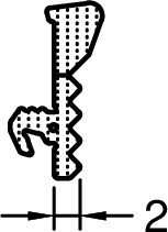 Gutmann Dichtung für Holzfalz System Mira HA 3065/2