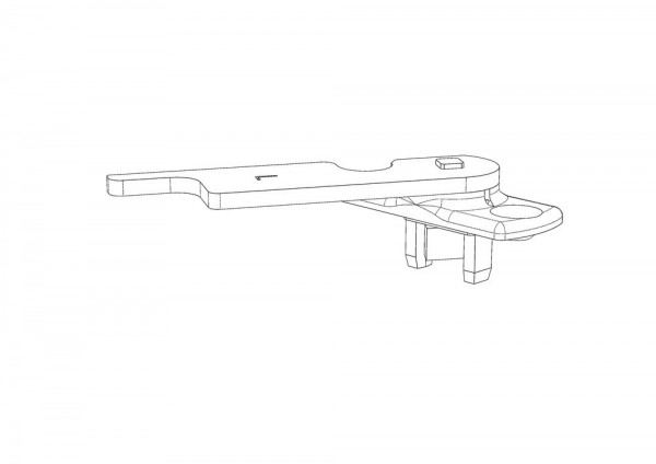 Winkhaus AutoPilot Auflaufstütze ALS-FSS SL mit integrierter Fehlschaltsicherung, links,