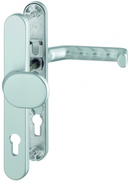 Hoppe Profiltür Wechselgarnitur Liverpool F1-2 Alu natur 86G/3357N/1313G