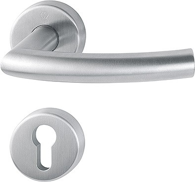 Hoppe Türgriffgarnitur Trondheim PZ F69 Edelstahl matt E1430/42H/42HKVS