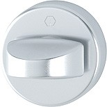 Hoppe Olive auf Rosette F1 Aluminium natur OL 92/42KS