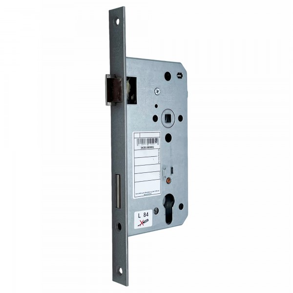 BMH Panik Einsteckschloss 3428 PZ Funktion B 65/92/9 geteilte Nuss F24x280mm käntig silber DIN links auswärts