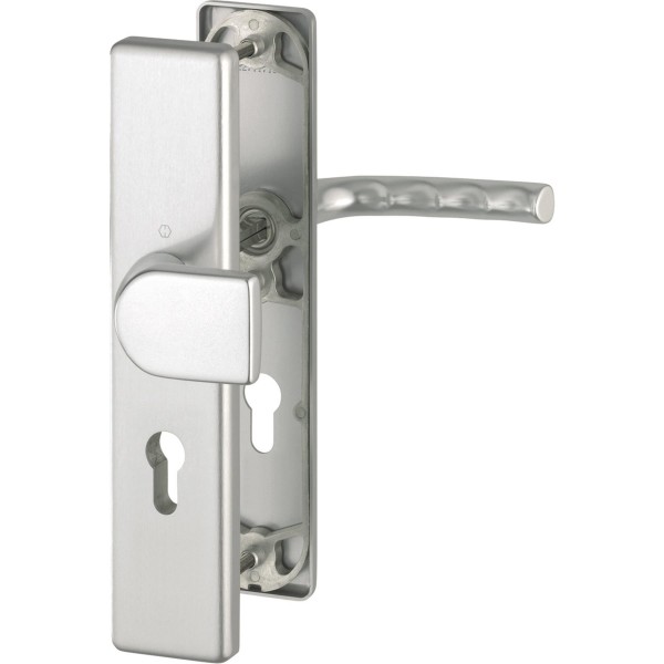 Hoppe Wechselgarnitur Birmingham ES0 F1 Aluminium natur 72 mm PZ