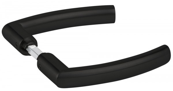 Hermat ZT-Drückerpaar 1807 BASIC 07 Oberfl. 74 Classic Black, ähnl. RAL 9005