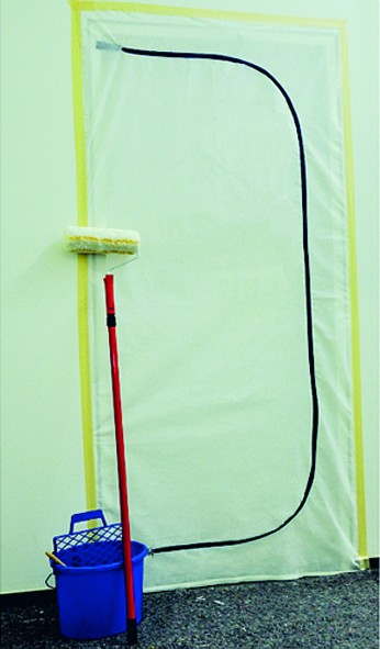 HaWe Staubschutztüre mit Reißverschluß Breite 1,10 m , Höhe 2,20 m 758.50