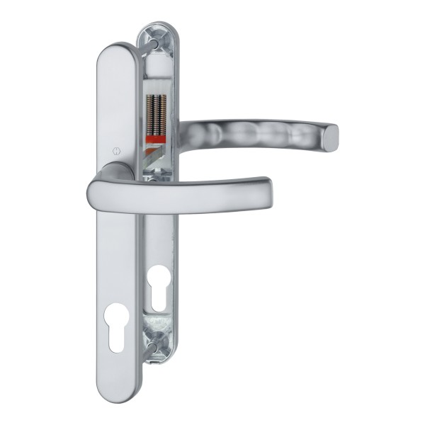 Hoppe Profiltür Türgriffgarnitur 1540/3347N Liège F1 Alu natur TS 72-82