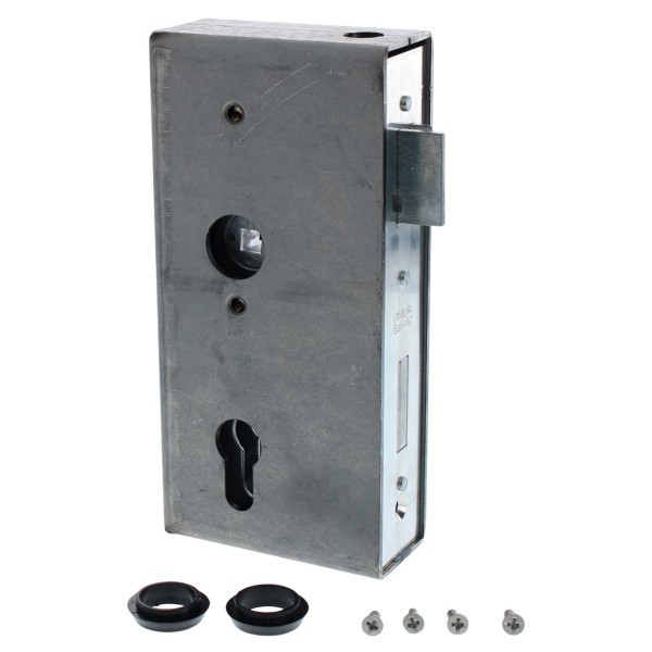 ToniTec® Einsteckschloss + Einschweisskasten Profilzylinder 72mm versch. Dornmaße