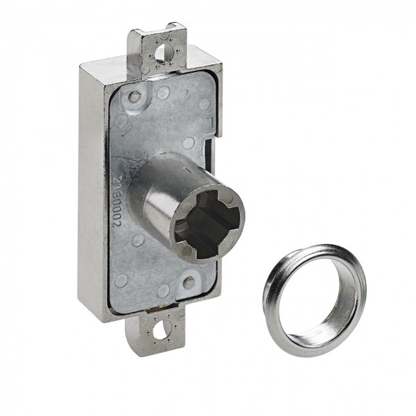 Hettich Zylind Drehstangenschloß LAD vernickelt Prestige 2000