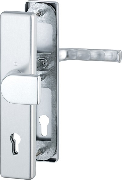Hoppe Wechselgarnitur ES1 London F1 Aluminium natur 92 mm PZ