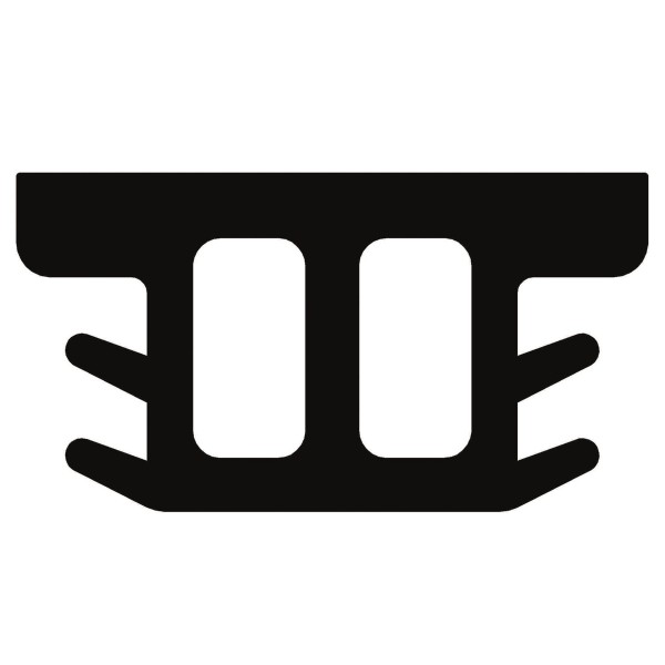 Roto Füllstulpdichtung S 3117 f silber auf Spulen a 100 mtr