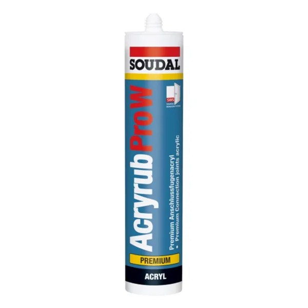 Soudal ACRYRUB PRO W 310 ml Kartusche weiss Nr.
