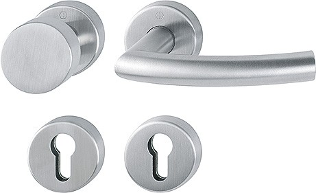 Hoppe FS Wechselgarnitur Trondheim PZ F69 Edelstahl matt FS-E58/42H/42HS/1430
