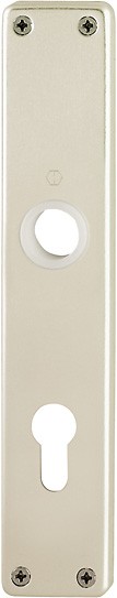 Hoppe Langschild London F2 Aluminium neusilber 72 mm PZ 202SP