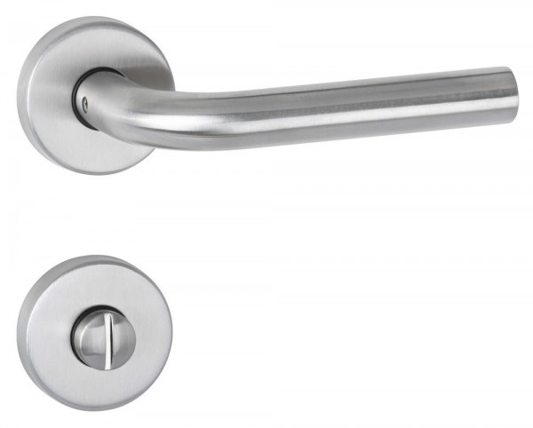 Hermat Bad Rosettengarnitur BASIC 03 / 19 mm OF 60 Edelstahl matt