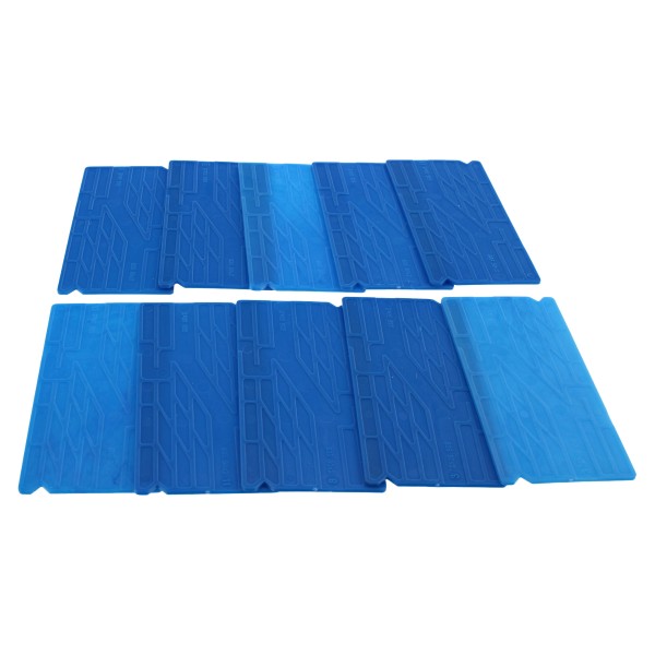 greenteQ Verglasungsklotz 100x50x2 Set a 1000 Stück Farbe blau