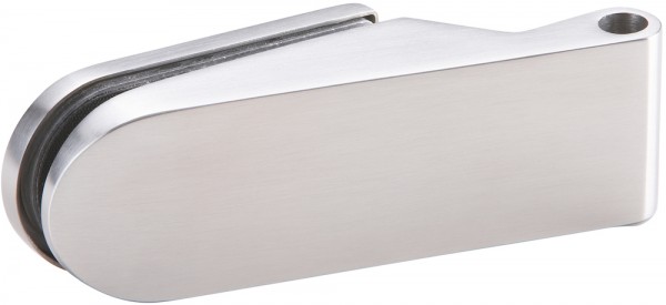 Hermat Glastür-Bandpaar 6215 2-tlg. ohne Rahmenteile Oberfl. 20 Edelstahlfarben