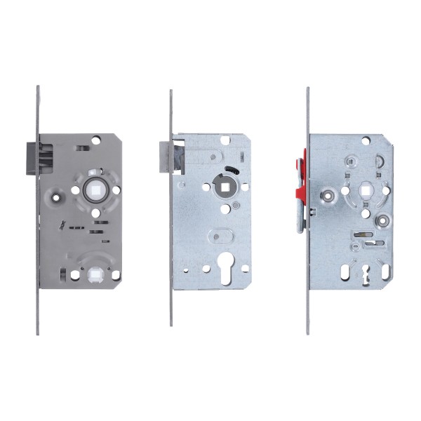 ToniTec® Zimmertür Einsteckschloss Dornmaß 55 mm BB PZ WC/Bad