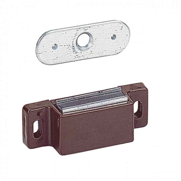Hettich Haftmagnetschnäpper M 71/GP 1 Kunststoff braun