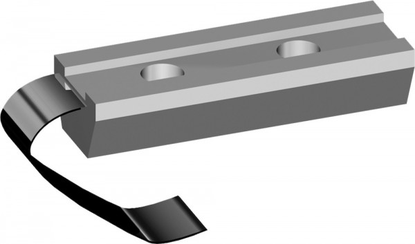 Dr. Hahn Befestigungsplatten 15 mm VP02A0000 für 1 Band 2 - teilig