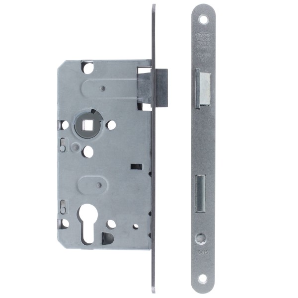 BKS Zimmertür Einsteckschloss Falle + Riegel Kunststoff Dornmaß 55 mm mit ToniTec® Befestigung KL-ES 2
