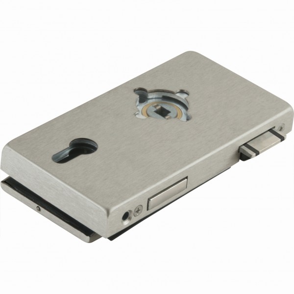 Dorma Glas Junior Office Classic Schloß PZ LM niro eloxiert links
