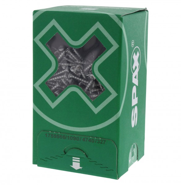 SPAX FEX KS Kreuzschlitzschrauben Linsensonderkopf 4,0x25 H2 WIROX 1000 Stück