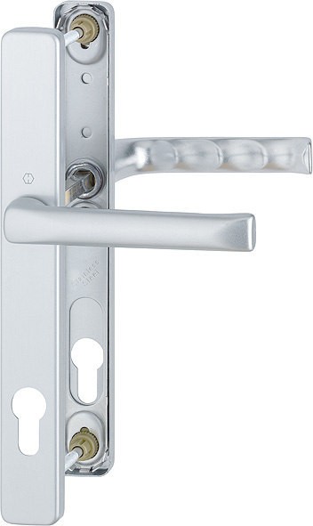 Hoppe Schmalschild-Garnitur London F1 Aluminium silberfarben 113KH/2246/113