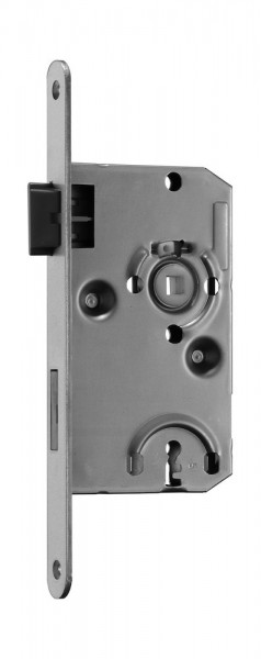 BMH Einsteckschloß Nr.1 BB 55 mm Dorn Stulp 24 x 235 mm Rechts silber lackiert