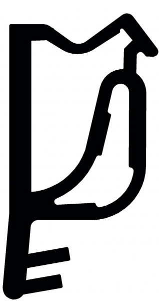 Roto Flügel- / Überschlagdichtung S 7503 b weiß auf Spulen a 150 mtr