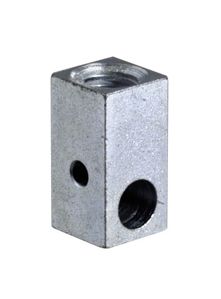 Niederhoff + Dellenbusch Gewindebolzen f. Rundstange Drm 10 mm Innengewinde M10 Stahl verz 7290 0101 34