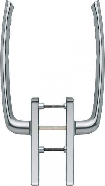 Hoppe HS-Garnitur Tokyo HS-571/419N-AS F9 Alu Stahl PZ 69 mm