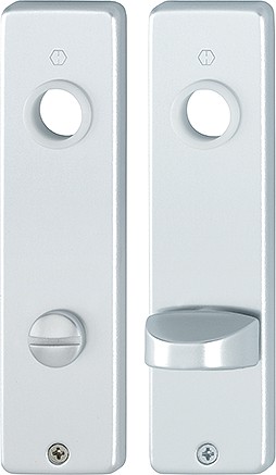 Hoppe Badkurzschild London F1 Aluminium natur SK/OL 202KP/AP