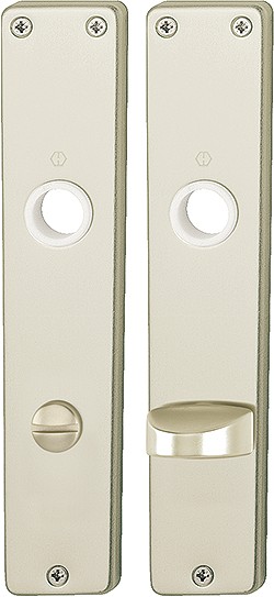 Hoppe Badlangschild F2 Aluminium neusilber SK/OL 201PI