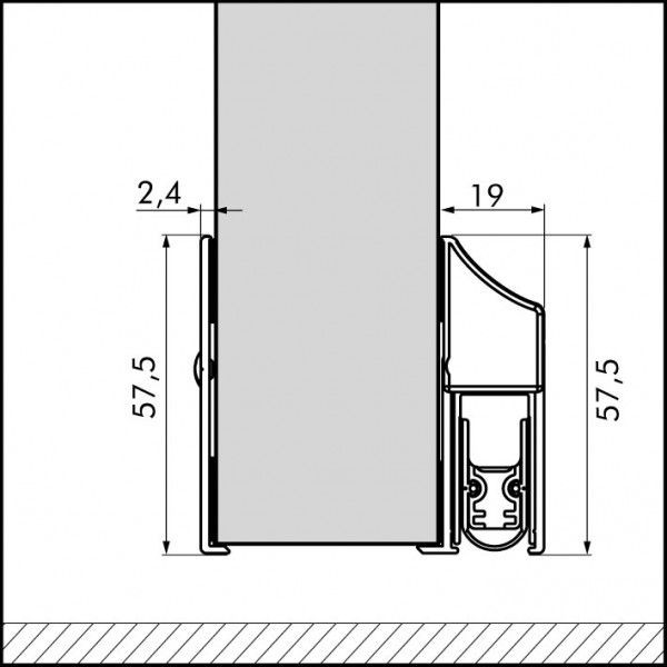 EllenMatic Elegance Cassette für EllenMatic Soundproof 100cm 1809501
